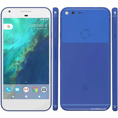google pixel i blå
