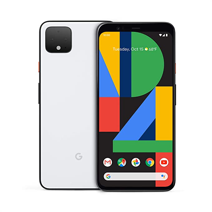 google pixel telefon i sølv