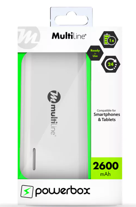 Mulitline powerbank 2600 mAh