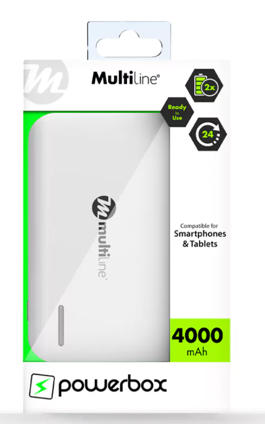 Mulitline powerbank 4000 mAh