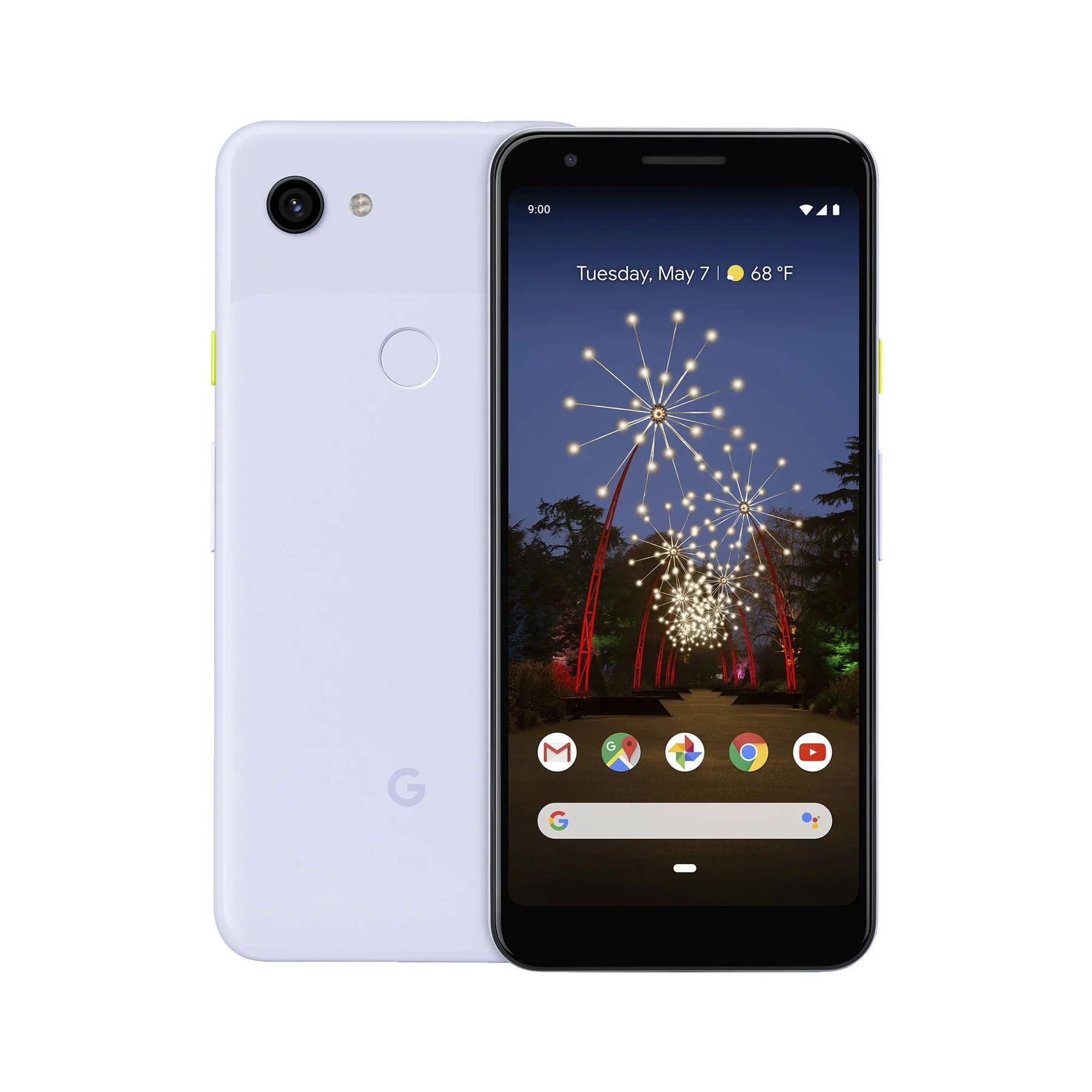 google pixel 3a i skyblå