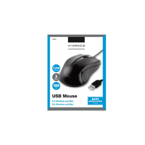 Vivanco USB mus 1000 dpi