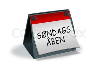 Søndagsåbent