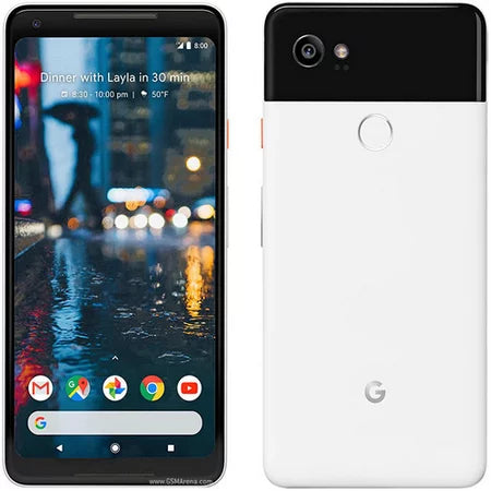 google pixel i hvid og sort