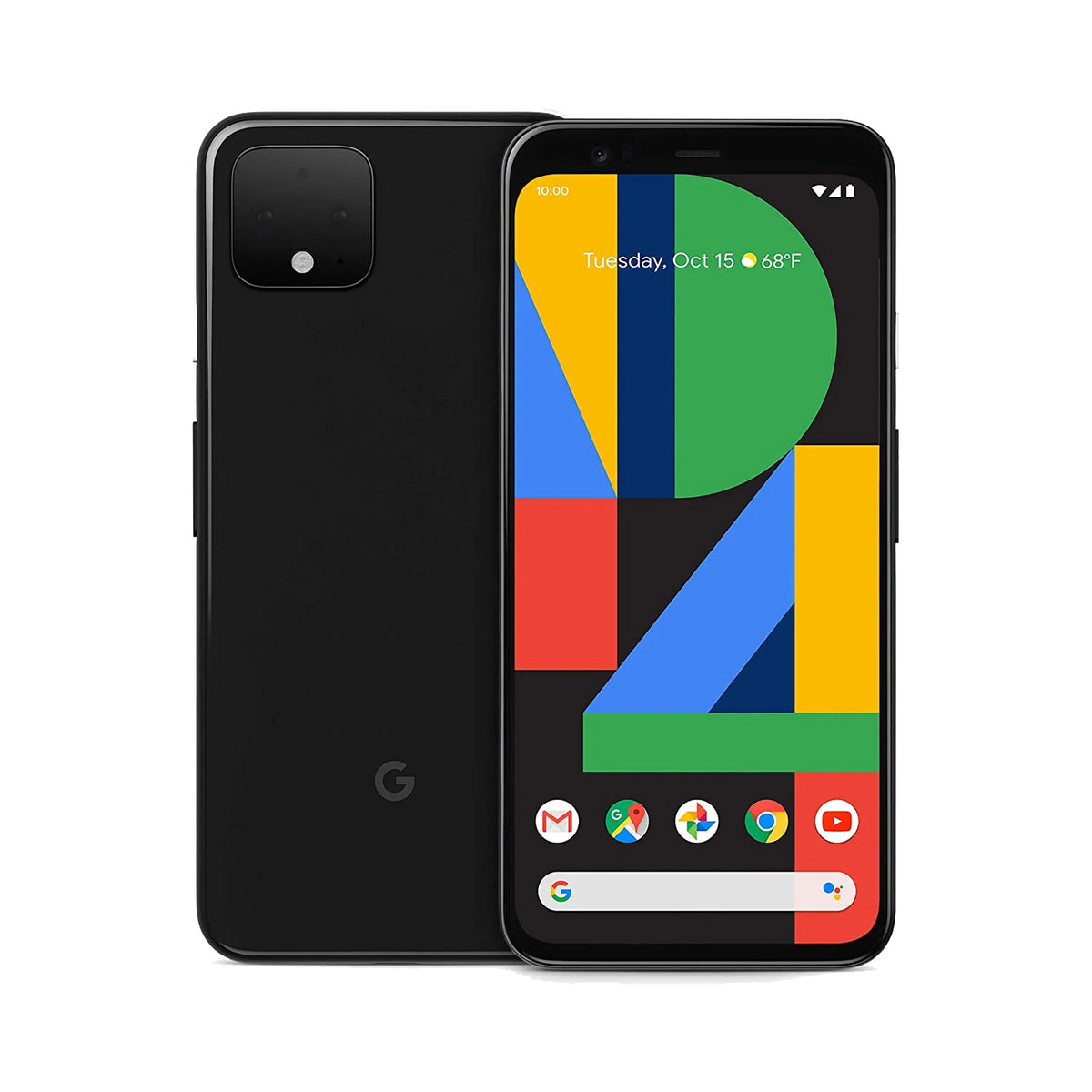 google pixel 4 telefon i sort